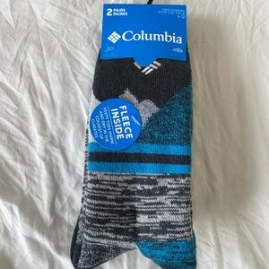 NWT Men's Columbia Fleece-Lined Socks